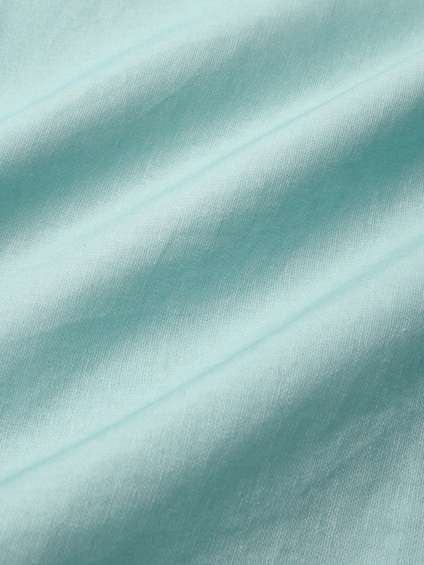 Maxi Linen Dress , Sleeveless, Round Neck, Feather Pattern, Pocket Design, Vintage, Sky Blue