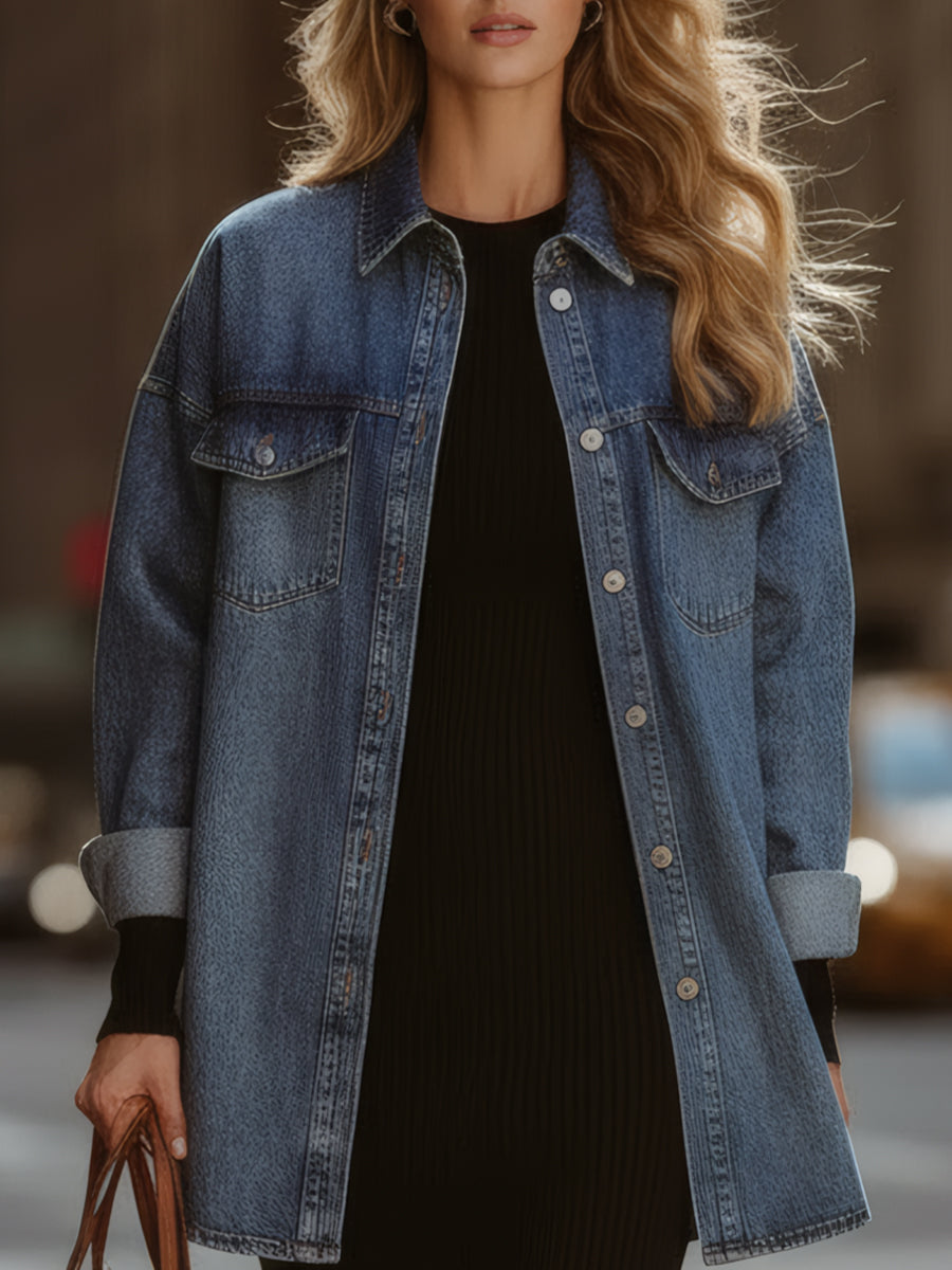 Classic Denim Shirt Jacket