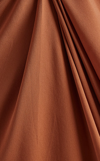 Ocean Mysteries Draped Maxi Dress