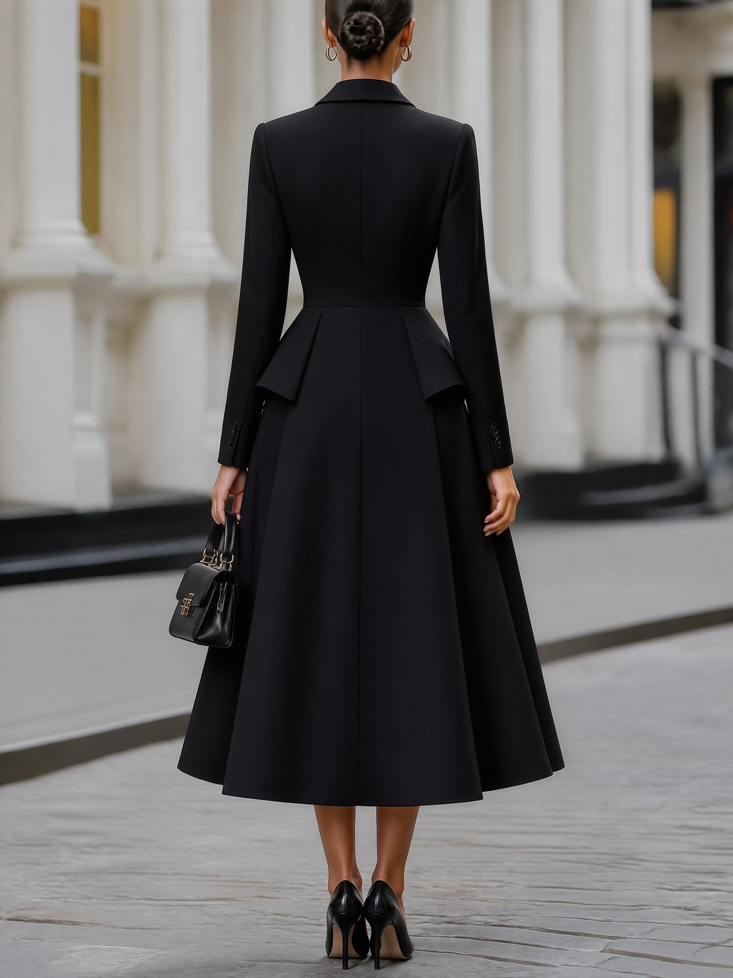 Tailored Blazer A-Line Dress