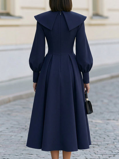 Formal Event High Neck  Midi Wedding Guest & Church Occasion Dress