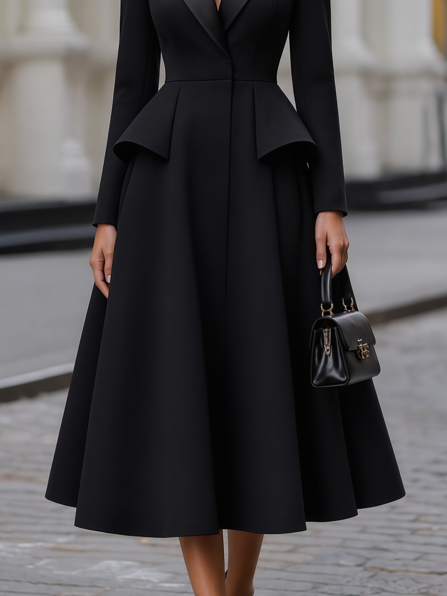 Tailored Blazer A-Line Dress