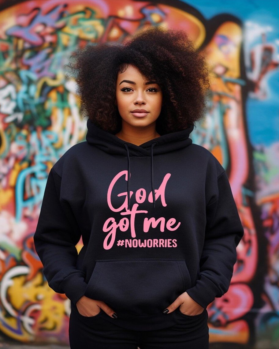 God Got Me Women Long-sleeved Hoodie