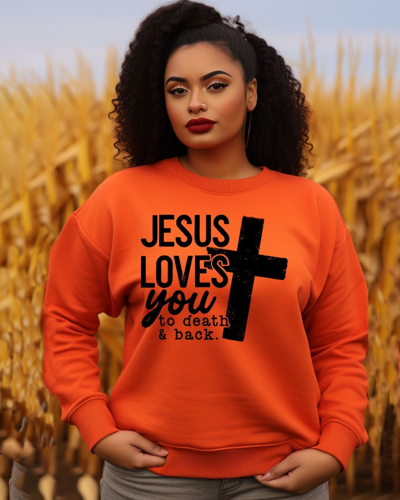 Jesus Loves You Unisex Sweatshirt