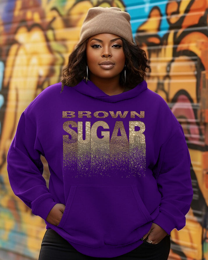 Golden Letters Brown Sugar Hoodie