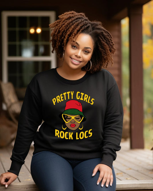 Pretty Girls Rock Locs Sweatshirt