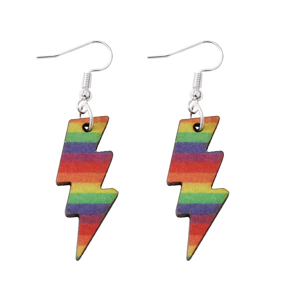 Rainbow Lightning Earrings