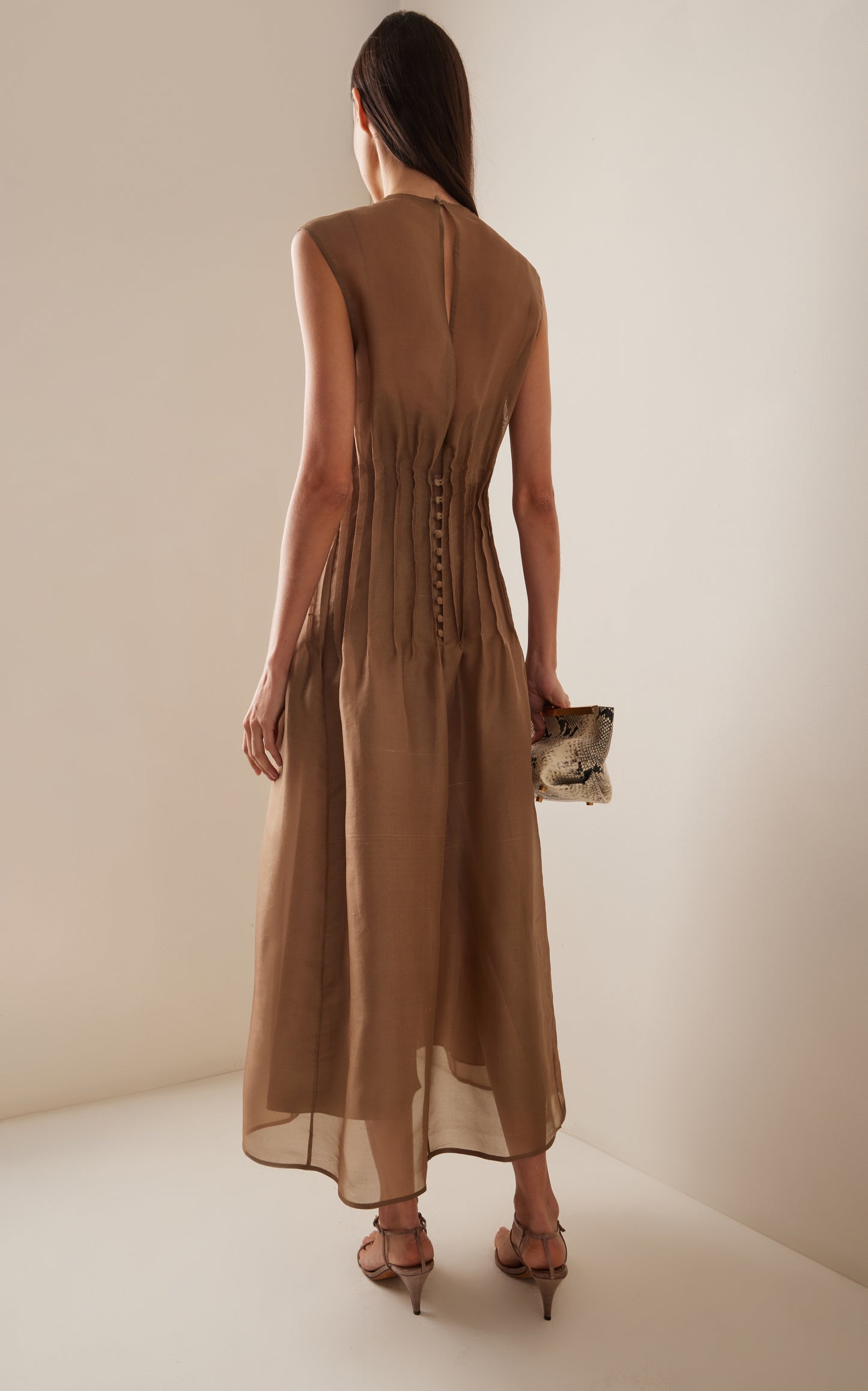 Wes Pleated Maxi Dress