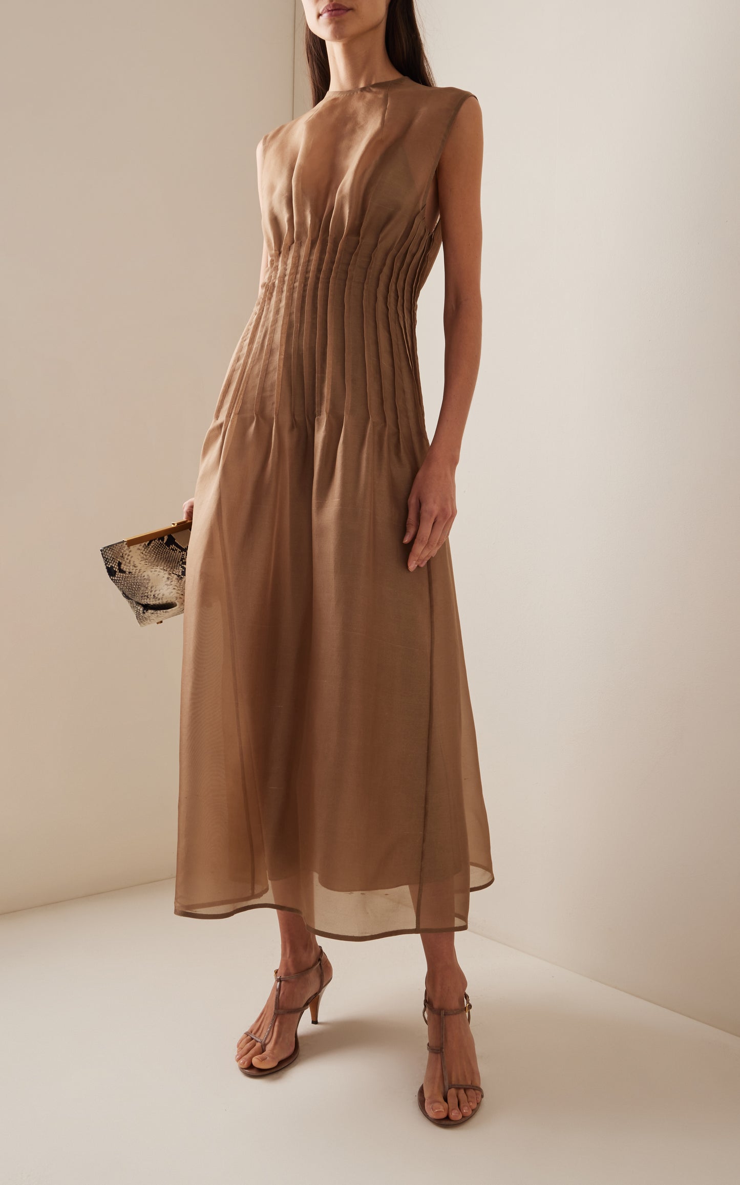 Wes Pleated Maxi Dress