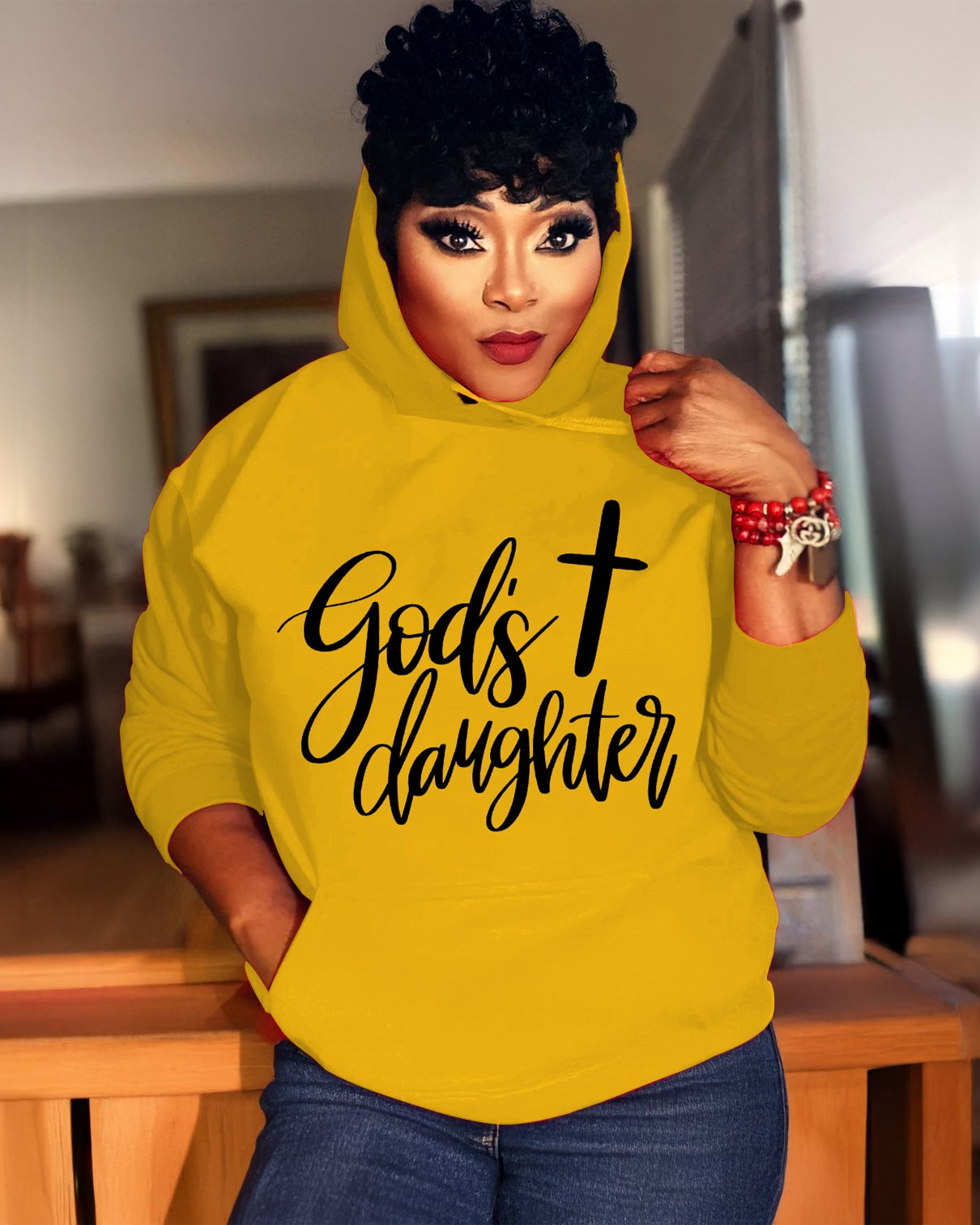 God's Daughter Long-sleeved Hoodie