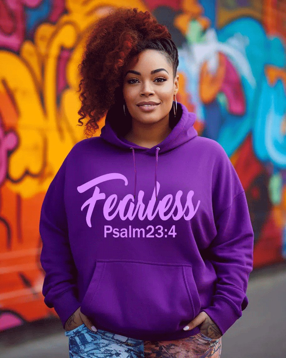 Psalm 23:4 Long-sleeved Hoodie