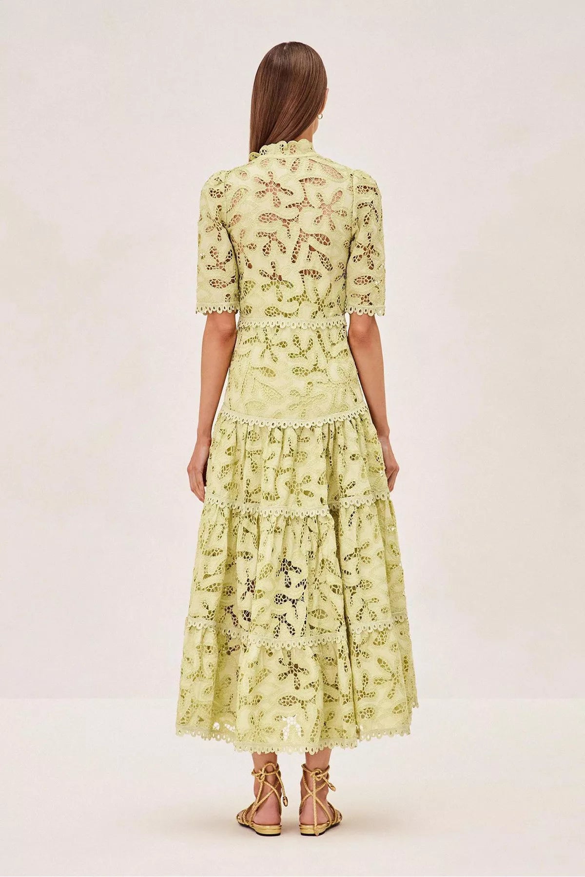 Ledina Maxi Green Dress