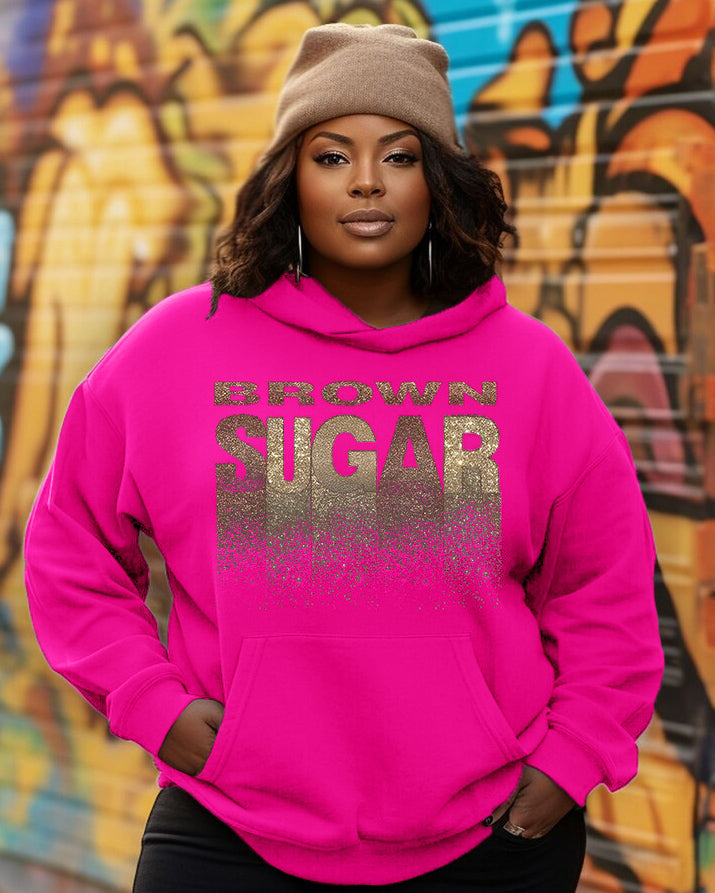 Golden Letters Brown Sugar Hoodie