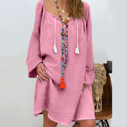 Loose Plus Size Beach Dress