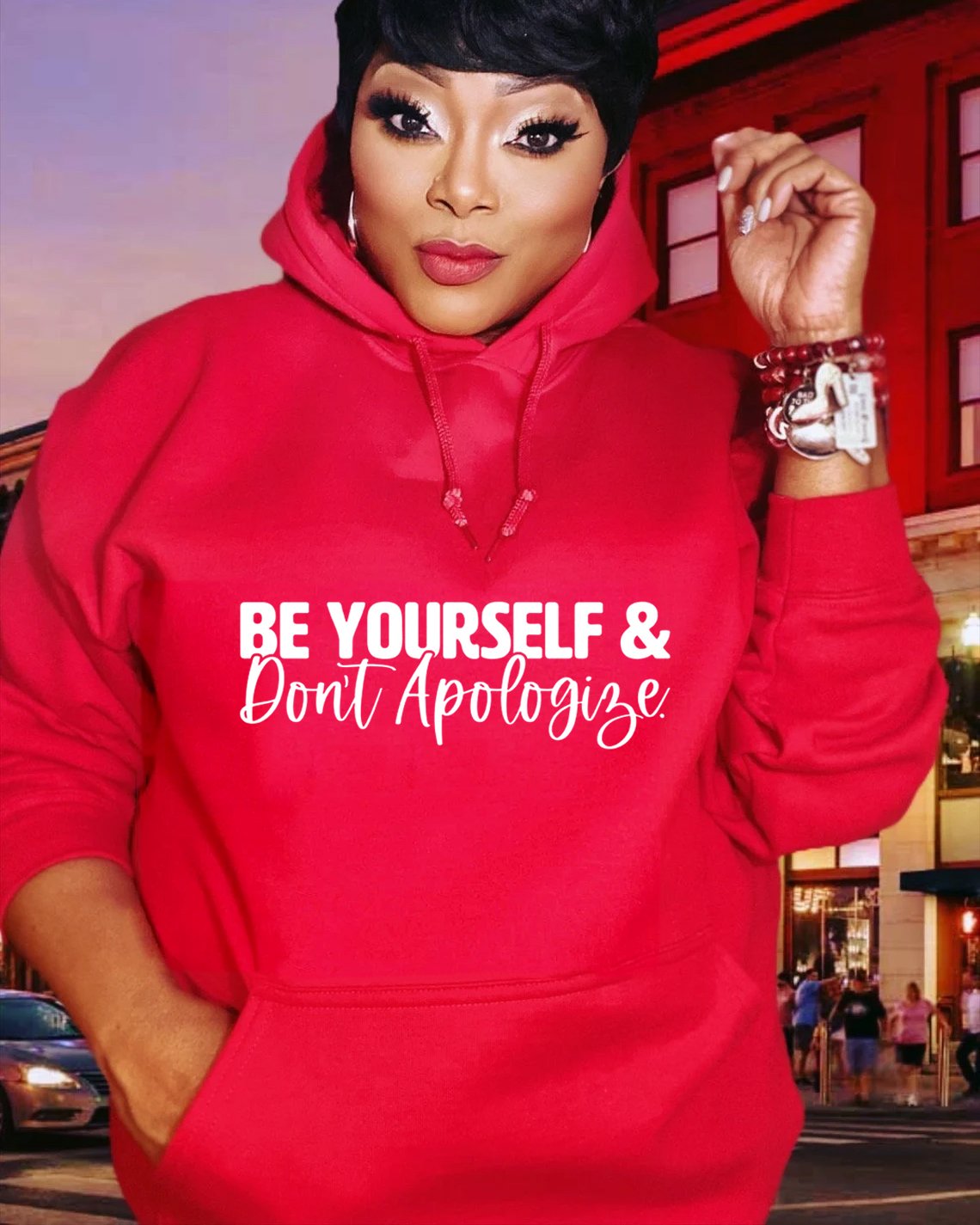 Be Yourself & Don't Apologize Long Sleeves Hoodie