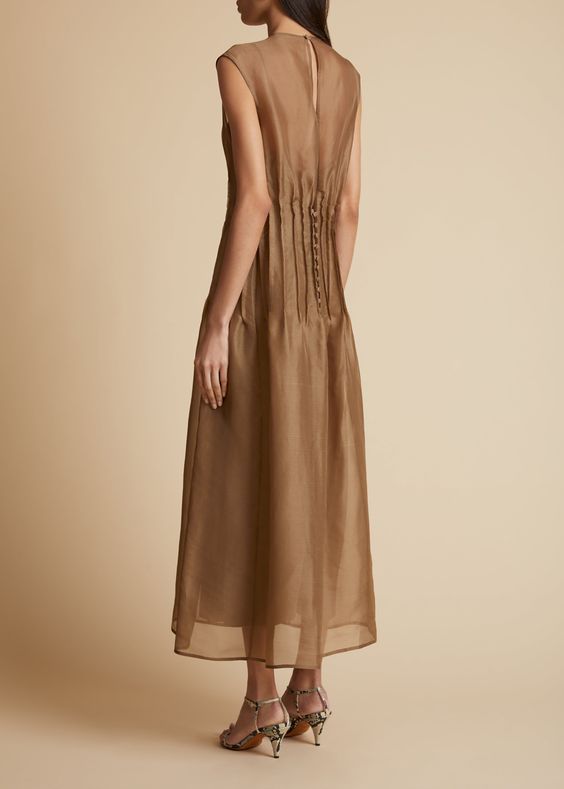 Wes Pleated Maxi Dress