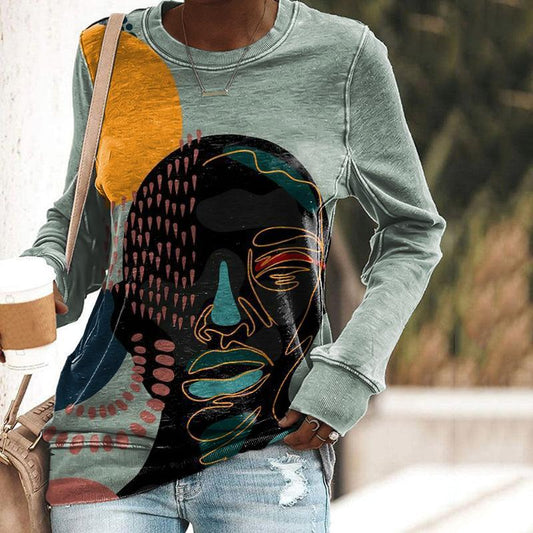 Sunset Black Girl Unisex Sweatshirt