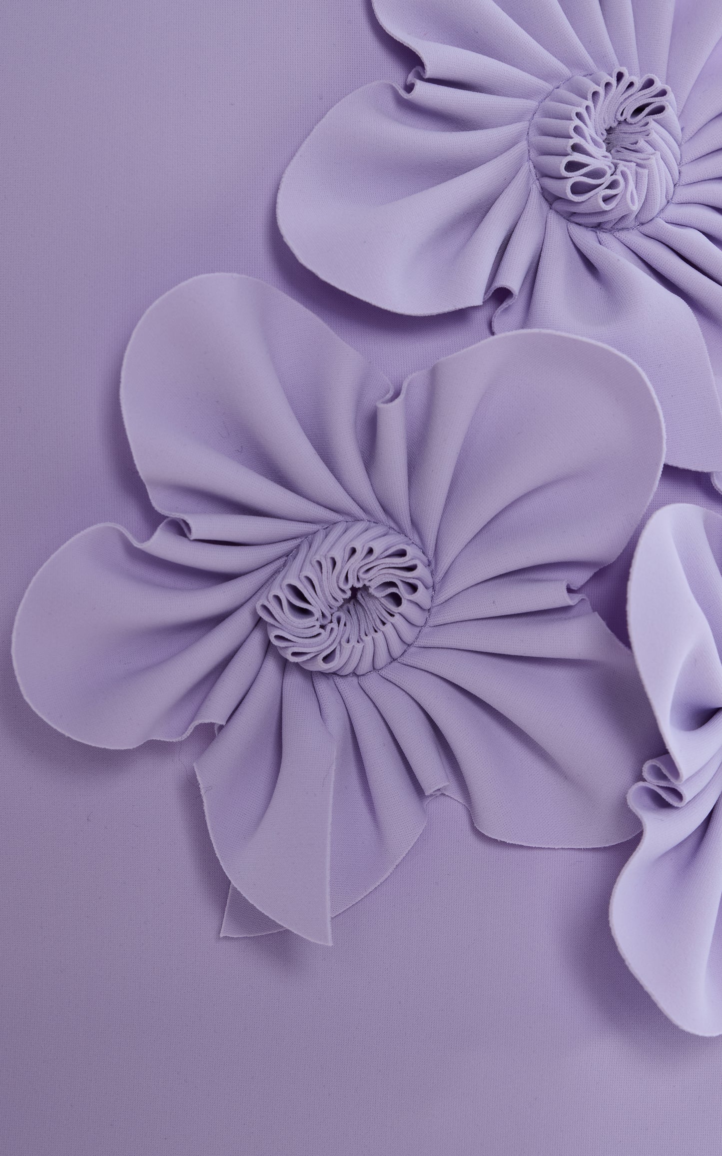 Exclusive Everard Floral-Appliquéd Cady Gown