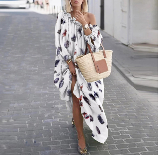 Casual Printed Maxi Dress