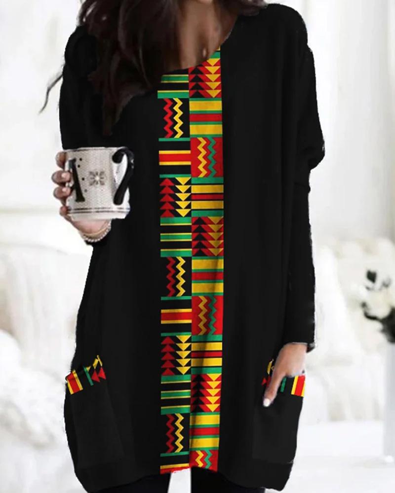 Black Pride Africa Ethnic Kente Inspired Tunic