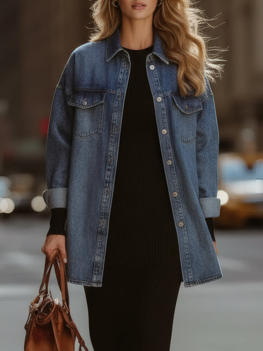 Classic Denim Shirt Jacket